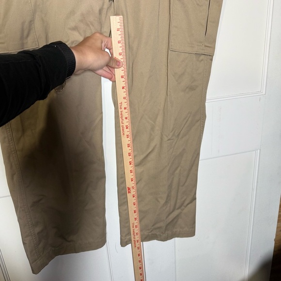 Land’s End Women’s Cargo Khaki Pants Size 18W Utility Pockets Tan - Picture 5 of 9